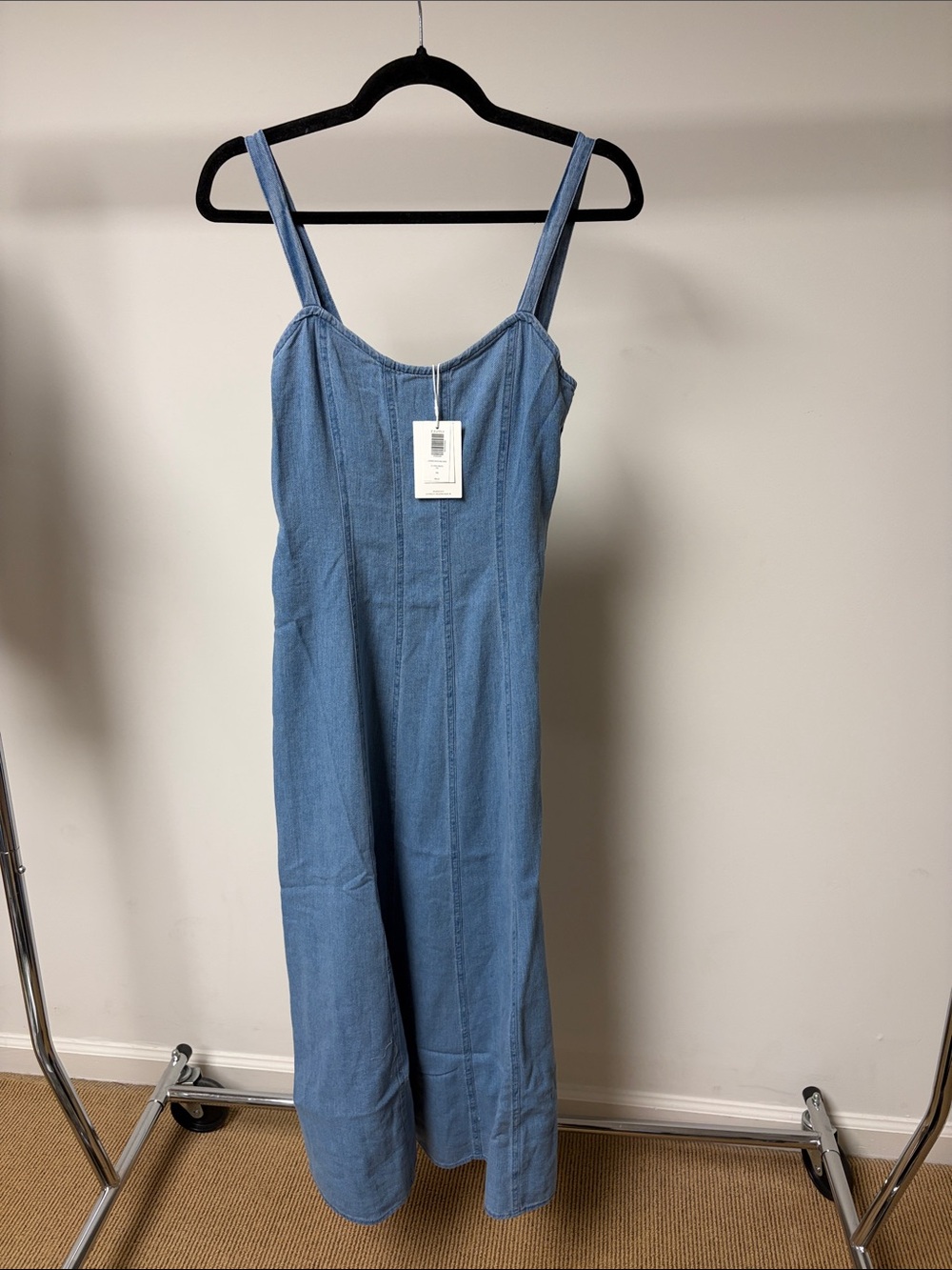 Z supply Lenora indigo midi dress classic indigo